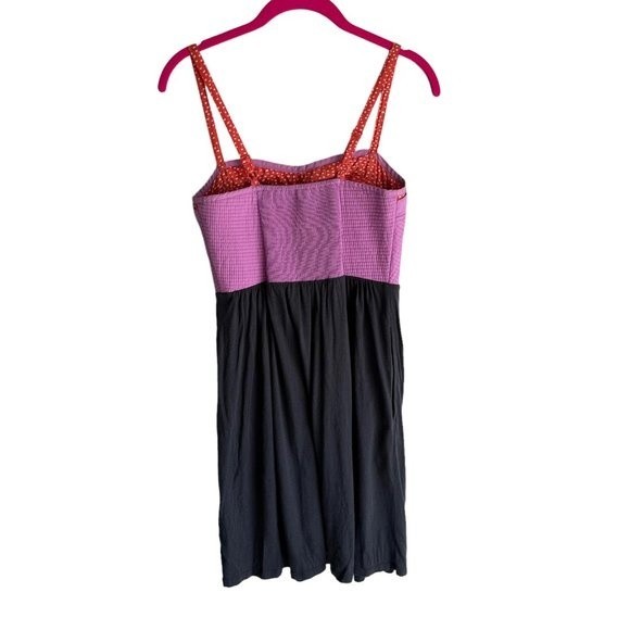 LILKA‎ Anthropologie Lavender& Gray Colorblock Trapunto Chemise Ladies Dress, XS - Picture 3 of 8